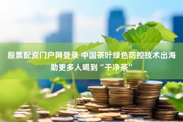 股票配资门户网登录 中国茶叶绿色防控技术出海助更多人喝到“干净茶”